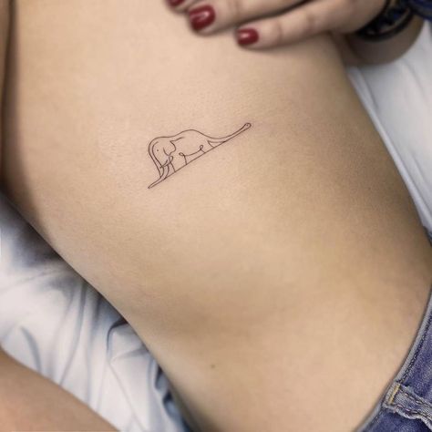 Inside Out Tattoo, Boa Tattoo, Little Prince Tattoo, Prince Tattoos, Cute Tiny Tattoos, Elephant Tattoo, Minimalist Tattoos, Elephant Tattoos, Discreet Tattoos