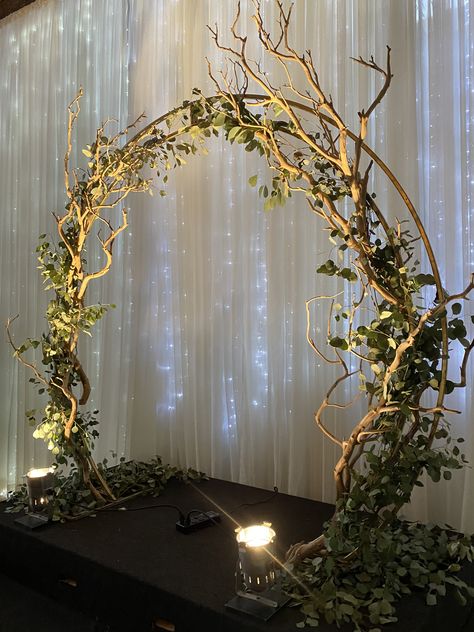 Enchanted Forest Theme Photo Backdrop, Ball Decorations Formal, Dark Enchanted Forest Sweet 16, Boho Enchanted Forest Wedding, Enchanted Forest Prom Backdrop, Enchanted Forest Theme Quinceanera Backdrop, Enchanted Garden Theme Centerpieces, Enchanted Forest Welcome Sign, Tuscan Prom Theme