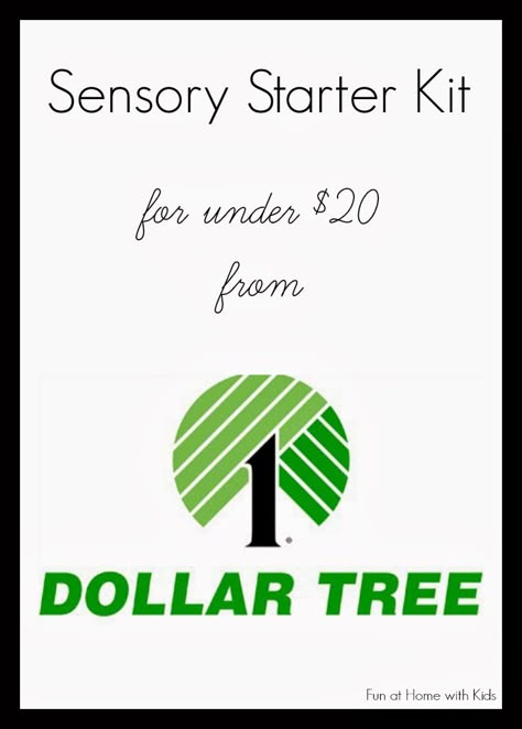 Sensory Starter Kit for under $20 from the Dollar Tree by Fun at Home with Kids Tree Crafts Preschool, Preschool Sensory Play, Preschool Sensory, Timmy Time, Home With Kids, Crafts Preschool, Sensory Integration, Diy Gifts For Kids, Sensory Processing Disorder