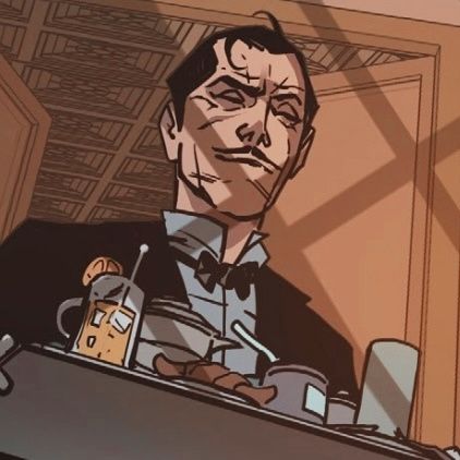 Alfred And Batman, Alfred Pennyworth Aesthetic, Alfred Pennyworth Icon, Dc Alfred, Alfred Pennyworth Fanart, Batfam Art, Batman Alfred, Alfred Batman, Alfred Pennyworth