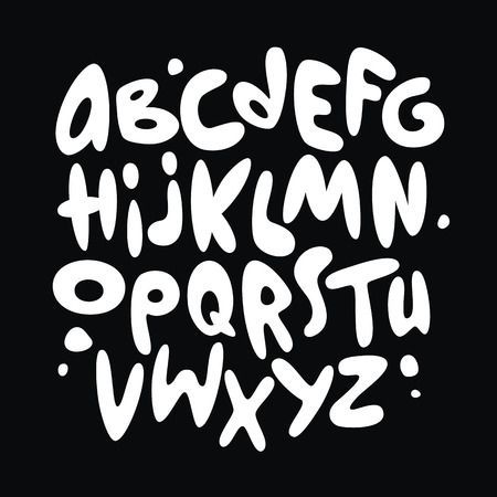 Calligraphy and Aesthetic Fonts Free Graffiti Fonts, Alphabet Graffiti, Alfabet Font, Comic Font, Cartoon Font, Alphabet Font, Alfabet Letters, Typography Alphabet, Doodle Fonts