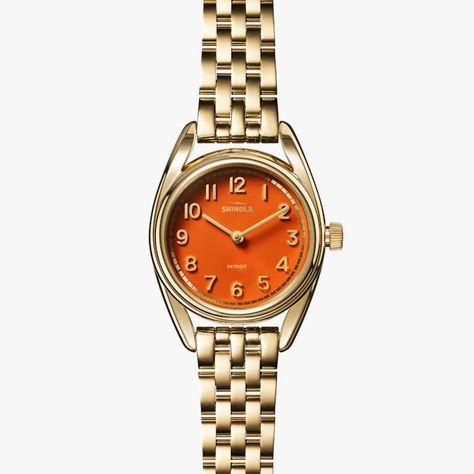 Down Band, Shinola Detroit, Diamond Watches Women, Leather Watch Box, Red Cases, Quartz Colors, Gold Case, Diamond Watch, Metal Bracelets