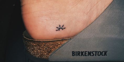 tiny stick n poke sun tattoo Tiny Stick N Poke, Stick Tattoo, Stick And Poke Tattoo, Stick Poke Tattoo, Stick N Poke, Stick N Poke Tattoo, Hand Poked Tattoo, Cute Tiny Tattoos, Poke Tattoo