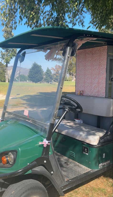 Golf Cart Girl Outfit, Golf Cart Aesthetic Night, Golf Cart Rides Aesthetic, Bev Cart Girls Golf, Bev Cart, Cart Girl Golf, Golf Cart Girl Aesthetic, Cute Golf Cart, Golf Aesthetic