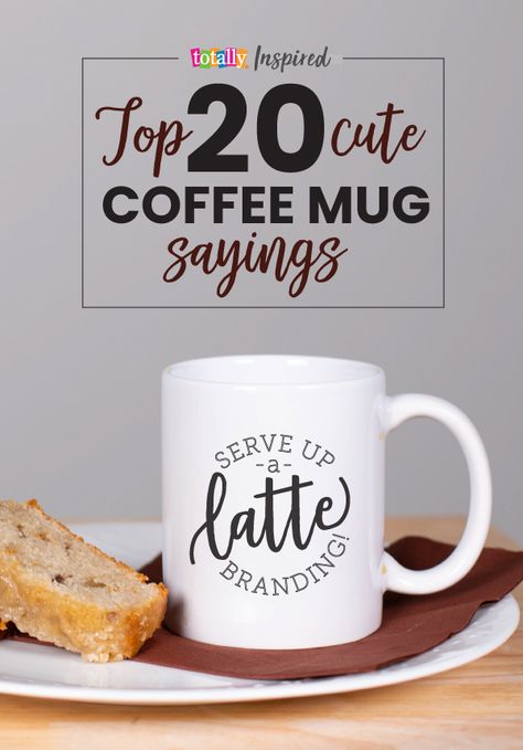 Every morning, millions of #coffee drinkers grab a mug of #java and guide it to their lips. Those ceramic #cups are like miniature billboards for marketing. Just place your logo and a catchy saying on bulk-priced mugs and you've got a captured audience!  Here are some popular and unique #coffeemug sayings to spur some inspiration! Coffee Mug Sayings, Mug Sayings, Catchy Captions, Mugs Designs, Coffee Warmer, Cute Coffee Mug, Coffee Mug Quotes, Mug Warmer, Cute Coffee Mugs