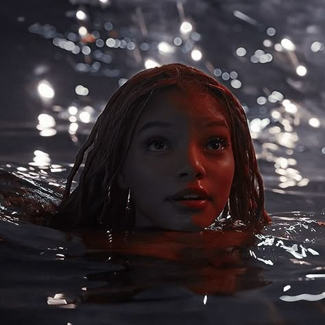 Ariel 2023 Aesthetic, Ariel Icon Halle, Hallie Bailey Ariel, Ariel Halle Bailey, Halle Ariel, Ariel 2023, Black Ariel, Halle Bailey Little Mermaid, The Little Mermaid 2023