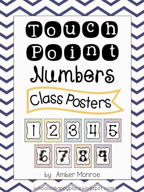 Touch Math and a FREE Set of Touch Point Number Posters Touch Point Math, Touch Math, Number Posters, Math Number Sense, Math School, Math Intervention, Math Instruction, Math Poster, Math Strategies