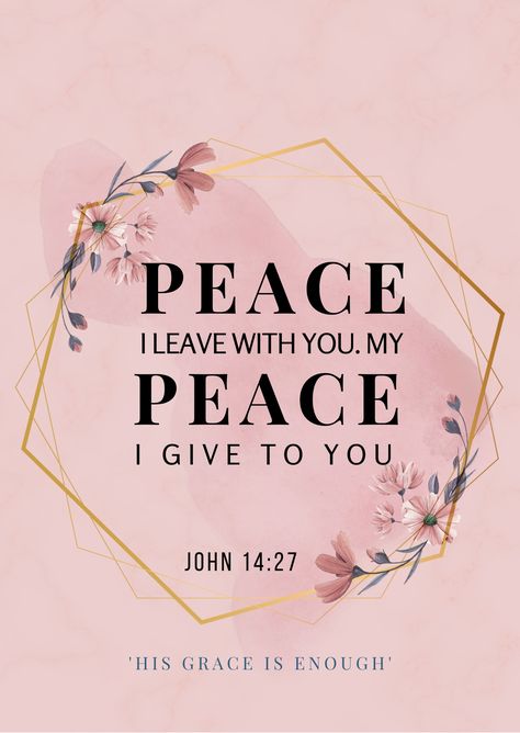 My Peace I Leave With You, My Peace I Give To You, Peace Be With You, John 14:27 Wallpaper, John 14:27, Ipad Makeover, John Scriptures, Scriptures Verses, Bible Thoughts