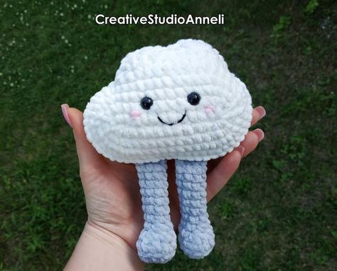 Crochet cloud plushie/ Amigurumi cloud/ Chunky cloud toy/ Plushies/ Cute/ Kawaii/ Nursery decor/ Handmade Cloud plushie Crochet toys patterns free amigurumi #crochettoyspatternsfreeamigurumi #crochet #crochettoy #crochetpattern #crochetpatterns 1.806 Amigurumi Cloud, Crochet Plushies Pattern, Cloud Plushie, Plushies Pattern, Toys Quotes, Crochet Cloud, Kawaii Amigurumi, Plushie Amigurumi, Plushies Cute