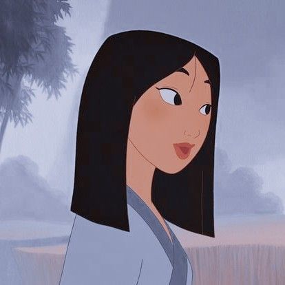 Mulan Short Hair, Mulan Profile Picture, Mulan Pfp, Mulan Icon, Japanese Oc, Mulan Dragon, Mulan Aesthetic, Mulan 3, Best Disney Princess