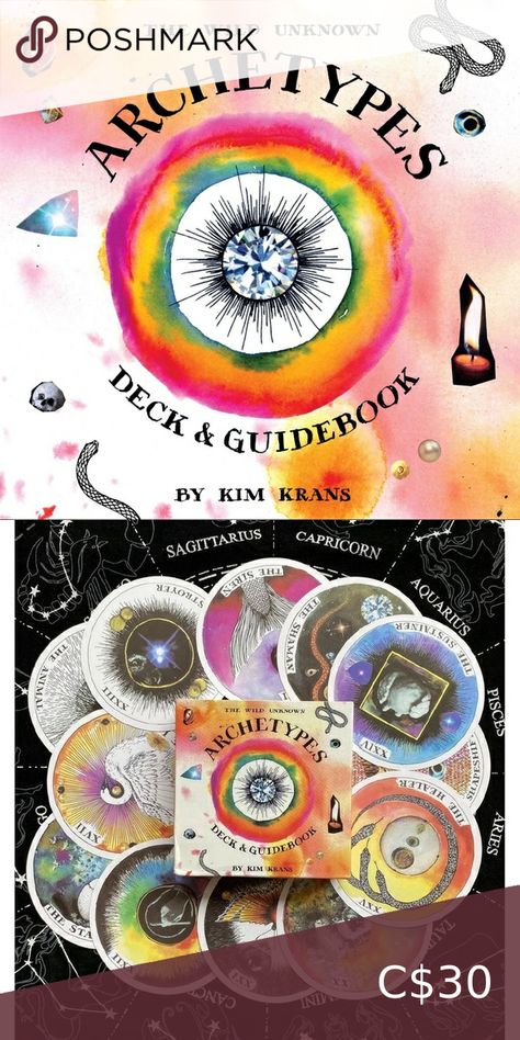 The Wild Unknown Archetypes Cards Kim Krans, The Archetypes, Circle Cards, April 2024, Back To Life, Tarot Decks, Runes, The Wild, To Read