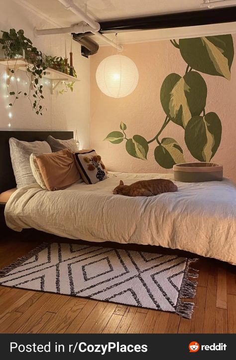 Apartment Makeover, Pinterest Room Decor, Apartment Decor Inspiration, My Bedroom, Room Makeover Bedroom, Boho Home, Cozy Room, Room Inspiration Bedroom, Aesthetic Room Decor