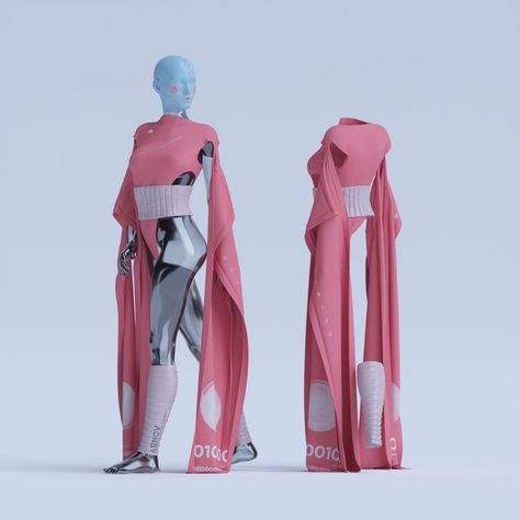 Futuristic Clothing, Defying Gravity, 3d Fashion, Cyberpunk Fashion, Marvelous Designer, Naples Italy, Futuristic Fashion, Google Lens, Future Fashion