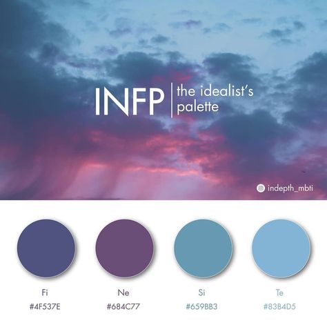 Mbti Aesthetics & Color Palette, Infp 9w1 Aesthetic, Mbti Color Palette, Infp T Aesthetic, Infp Personality Aesthetic, Mbti Comics, Random Color Palette, Infp Estj, Infp Aesthetic