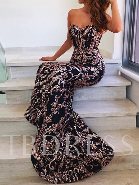 Elegant Sleeveless Sequins Floor-Length Floral Women's Dress Pageant Dresses For Teens, Black Lace Prom Dress, Chic Prom Dresses, Mermaid Sweetheart, Backless Bodycon Dresses, Elegant Bridesmaid Dresses, Evening Dresses Online, Sequin Wedding, Cheap Evening Dresses