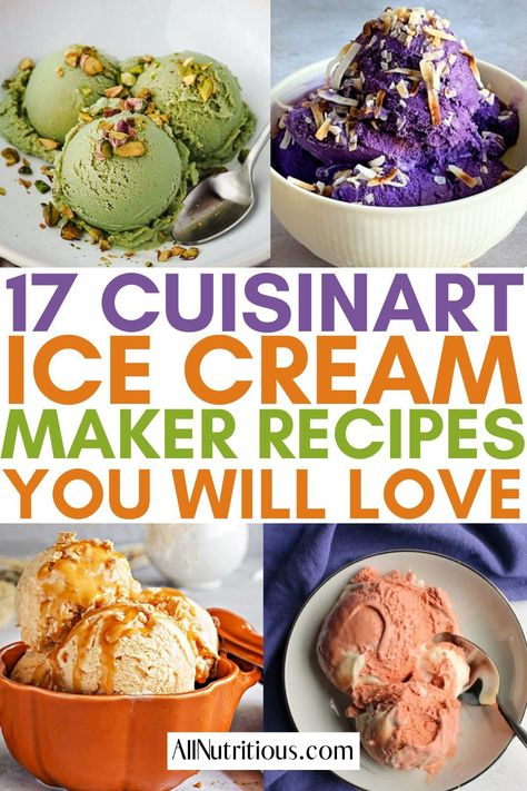 If you love ice cream, these are the only dessert ideas you need. We have so many easy recipes to follow using your ice cream maker, to make delicious homemade dessert for the family! Homemade Ice Cream Flavors Recipes, Fun Ice Cream Recipes, Cuisine Art Ice Cream Maker Recipes, Cuisant Ice Cream Maker Recipes, Homemade Ice Cream Flavor Ideas, 1 Quart Ice Cream Maker Recipes, Homemade Ice Cream Recipes For Ice Cream Maker, Artisan Ice Cream Recipe, Recipes For Ice Cream Maker