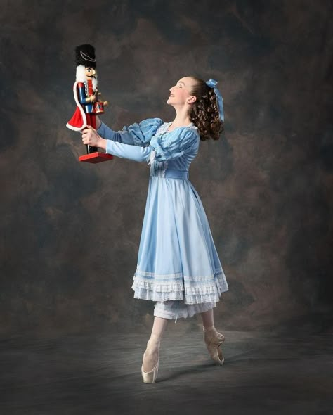 Clara Ballet Costume, Clara In The Nutcracker, Rat Queen Nutcracker Costume, Clara Nutcracker Photoshoot, Clara Dress Nutcracker, Clara Costume Nutcracker, Clara From The Nutcracker, Clara Hairstyle Nutcracker, Nutcracker Ballet Photoshoot