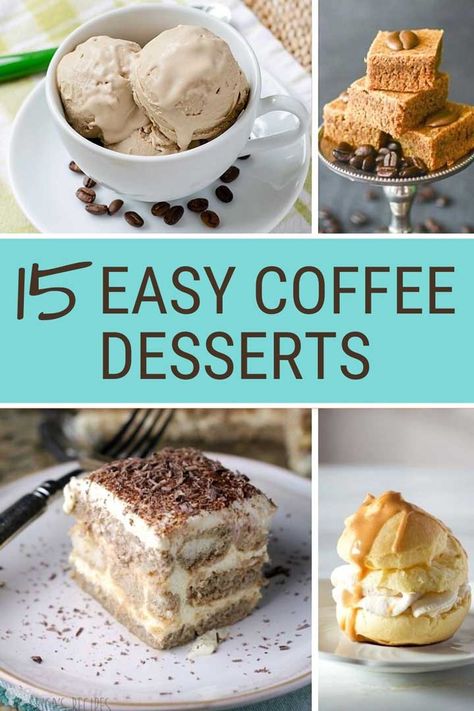 Coffee Creamer Desserts, Desserts To Have With Coffee, Coffee Themed Desserts, Recipes Using Coffee, Coffee Bar Desserts, Desserts To Go With Coffee, Cooking With Coffee, Coffee Snacks Ideas, Recipes With Coffee In Them