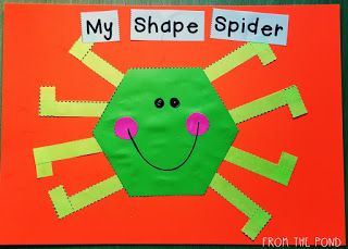 Shape Spider Shape Spider Craft, Spiders Lesson Plans For Preschool, Spider Centers Preschool, Spider Math Activities, Spider Math, Visual Schedule Preschool, Spider Unit, Maths Eyfs, Gift Ideas For Teachers