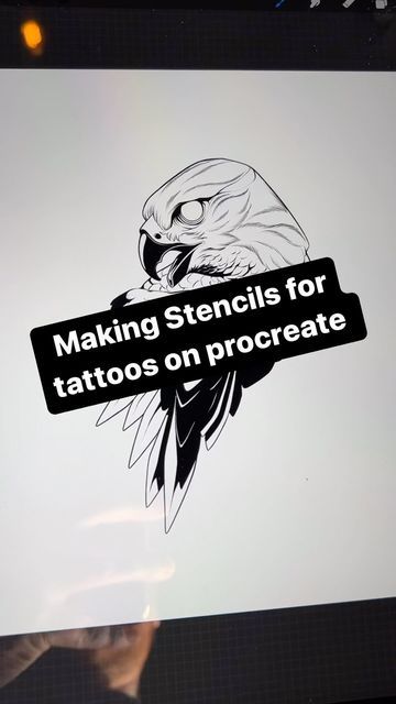 Procreate For Tattoos, How To Make A Tattoo Stencil, Procreate Stencils, Tattoo Practice Stencils, Making Stencils, Procreate Tattoo, Ideas Sketch, Stencils Tutorials, Procreate Tips