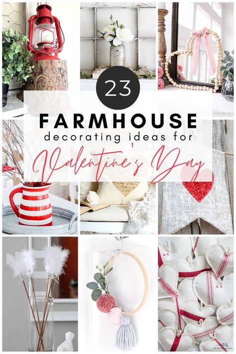 Diy Valentine Decorations, Diy Valentine Decor, Rustic Valentine Decor, Valentine Mason Jar, Farmhouse Decorating Ideas, Farmhouse Valentine Decor, Saint Valentin Diy, Valentines Bricolage, Diy Tapestry