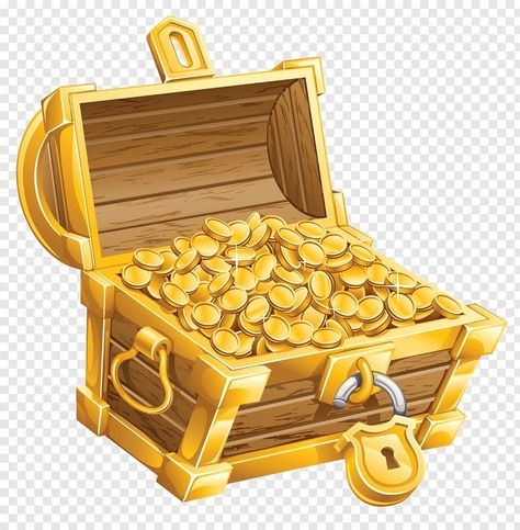 Treasure Chest Clipart, Box Clipart, S Png, Free Clipart Downloads, Pirate Invitations, Pirate Treasure Chest, Buried Treasure, Pirate Treasure, Free Clipart