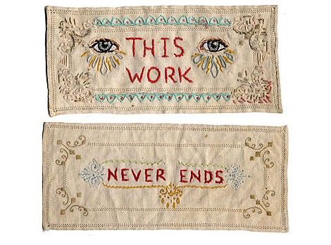 Craft Museum, Embroidered Labels, Contemporary Embroidery, Contemporary Crafts, Art Textile, Hand Embroidery Patterns, Embroidery Inspiration, Embroidery And Stitching, Fabric Art