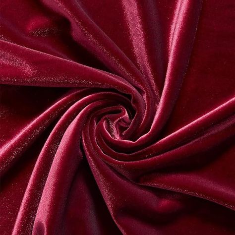 Amazon.com: Stretch Velvet Fabric 60'' Wide by The Yard for Sewing Apparel Costumes Craft (1 Yard, Wine) Black Velvet Fabric, Table Overlays, Velvet Gown, Wedding Theme Colors, Diy Projects Videos, Burgundy Velvet, Print Coupons, Fabric Bolts, Stretch Velvet