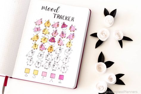 Tulip Mood Tracker, Mood Tracker For March, Easter Mood Tracker, Cute Mood Tracker, Simple Mood Tracker, Easter Bullet Journal, Big Easter Eggs, April Bullet Journal Habit Tracker, Bunny Silhouette