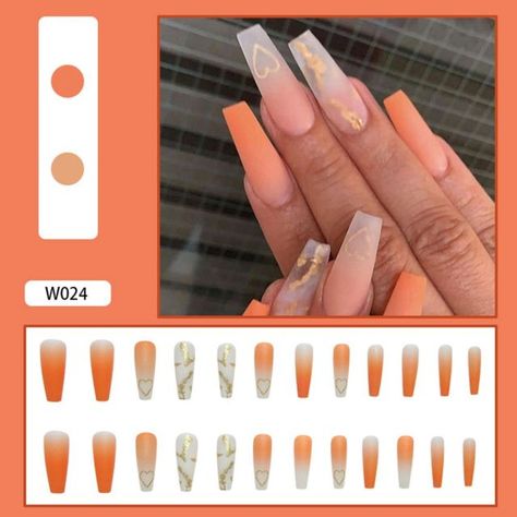 24pcs Detachable Full Cover With Glue Fake Nails BE007 Please note: No return or refund unless quality problem, please contact us if you have any problem when receive the parcel. Origin: CN(Origin)Application: FingerQuantity: 24pcs/setMaterial: AcrylicItem Type: False NailType: Full Nail Tipsfeature1: Acrylic False Nailsfeature2: Detachable Fake Nailsfeature3: Acrylic Nail Tipsfeature4: False Nail Tipsfeature5: Detachablefeature6: fake nails press onfeature7: press on nailsfeature8: Nail Tipsfea Nagel Tips, Manicure Diy, Fake Nails With Glue, Ballerina Nails, Gradient Nails, Manicures Designs, Drag Queens, Stick On Nails, Nail Art Hacks