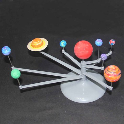 Diy Planetarium, Diy Solar System, Planet Model, Solar System Model, Solar System Projects, Astronomy Science, Making Wooden Toys, Solar System Planets, Science Projects For Kids