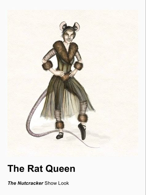 Rat Queen Nutcracker Costume, Rat Cosplay, Rat Queen, Rat Costume, Rat Queens, Nutcracker Costumes, Rat King, King Design, Fashion Book