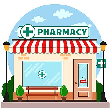 Pharmacy Images, Zoo Clipart, Absence Seizures, Pharmacy Art, Pharmacy Store, Design City, Shop Facade, Shop Buildings, Store Image