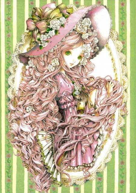 sourced from a gallery |green glass| Victorian Anime, Photo Manga, Tsukiji, Bel Art, Art Mignon, Art Manga, Art Japonais, Art Anime, Funky Art