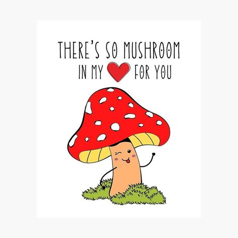 theres so mushroom in my heart for you
valentines puns
valentine puns
cheesy puns
love puns
punnynn
valentines day
cute mushroom
shrooms
sarcastic quotes
funny sayings
sarcastic sayings
love sayings
cartoon mushroom
funny valentines
punny
is my valentines
my valentines
cute
adorable
kawaii food
kawaii mushroom Cute Mushroom Quotes, Funny Mushroom Sayings, Mushrooms Quotes, Mushroom Sayings, Mushroom Quotes, So Mushroom In My Heart, Mushroom Puns, Cheesy Puns, Shop Stand