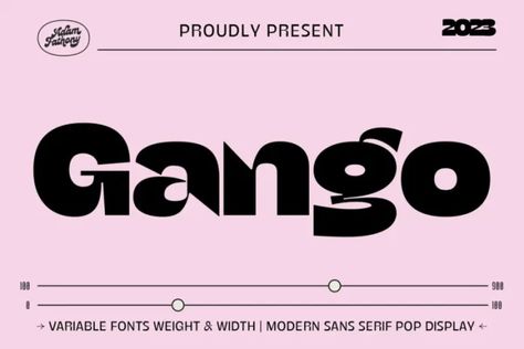 Gango Font - Download Free Font Free Fonts Sans Serif, Modern Bold Fonts, Bold Fonts Free, Font Love, Bold Serif Fonts, Playful Typography, Serif Typography, Free Font Download, Bold Type