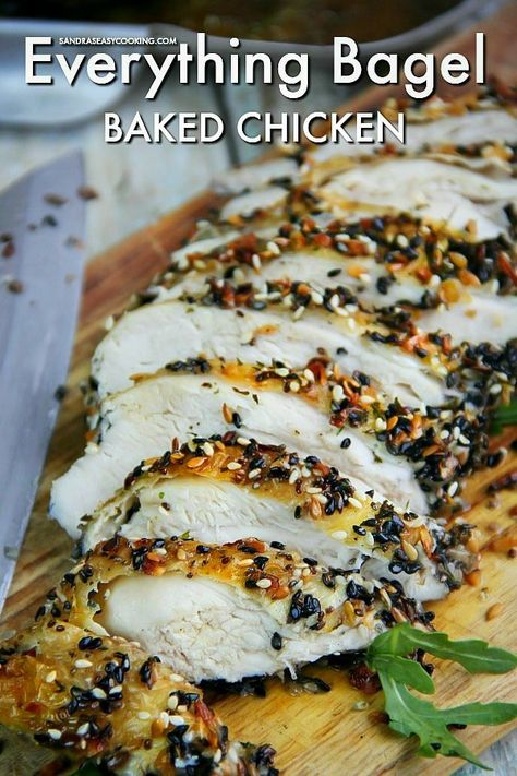 Everything Bagel Recipe, Everything Bagel Chicken, Homemade Everything, Everything Bagel Seasoning, Bagel Seasoning, Dessert Aux Fruits, Bagel Recipe, Recipe Dinner, Flank Steak