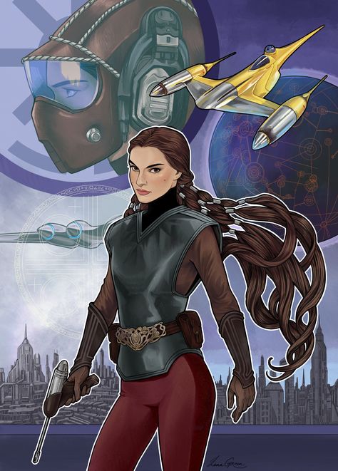 Galactic Senate, Star Wars Padme Amidala, Amidala Star Wars, Padmé Amidala, Clone Wars Art, Pilots Art, Star Wars Padme, Anakin And Padme, Star Wars Love