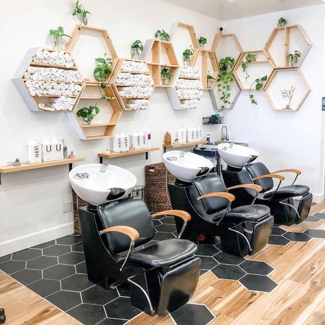 Hair Salon Interior Design, Salon Interior Design Ideas, Small Salon, Interior Design Color Schemes, Dream Salon, Nail Salon Interior Design, Beauty Salon Interior Design, Nail Salon Interior, Hair Salon Design