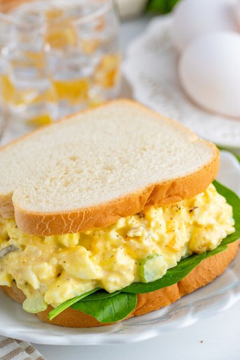 Curried Egg Salad, Egg Salads, Curry Egg Salad, Classic Egg Salad Sandwich, Classic Egg Salad Recipe, Egg Salad Sandwich Recipe, Egg Salad Sandwich, Classic Egg Salad, Lettuce Wrap