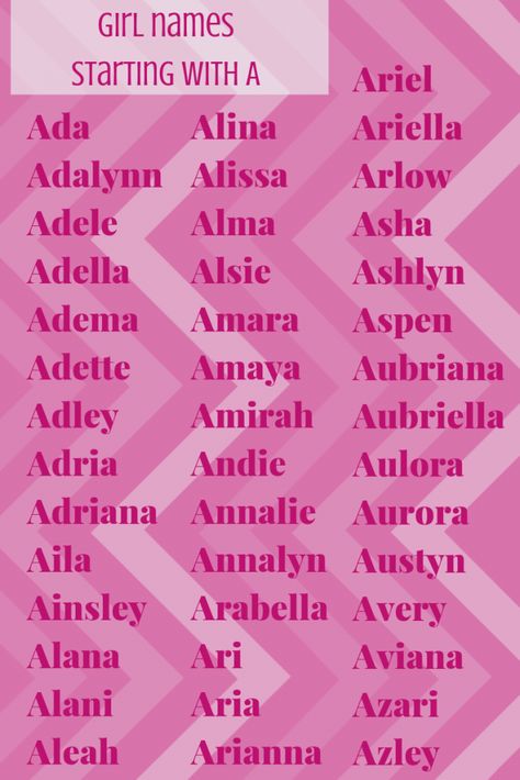 Unique Baby Girl Names Starting with A - DadTypical Unique Baby Girl Names Starting With A, Baby Girl Names Starting With A, Baby Names That Start With A, Names That Start With A, Girl Names That Start With A, Unique A Names, A Names Girl, Baby Names Starting With A