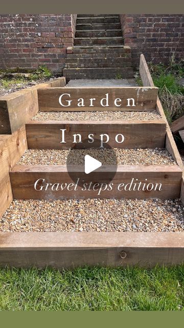 Garden Step Ideas, Garden Steps Ideas, Sleeper Steps Garden, Sleeper Steps, Landscaping Blocks, Sleepers In Garden, How To Build Steps, Diy Blocks, Garden Compost