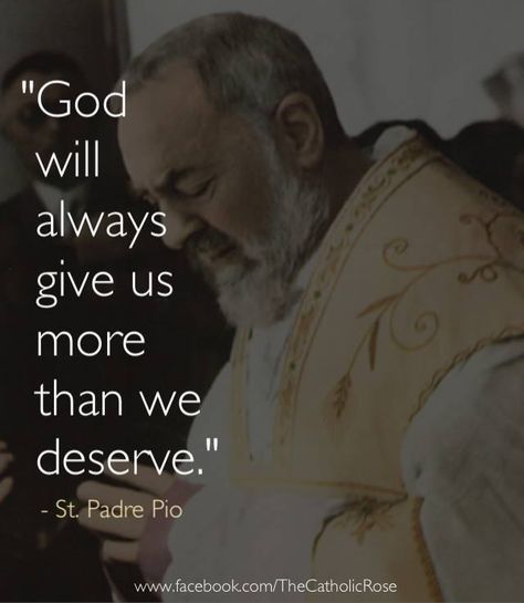 St. Padre Pio via Pinehurst Cottage ~~ "Lord, I am not worhy that you should come under my roof...." Padre Pio Quotes, St Padre Pio, Saint Quotes Catholic, Always Be Grateful, Saint Quotes, Catholic Quotes, Prayers For Healing, Catholic Prayers, Be Grateful