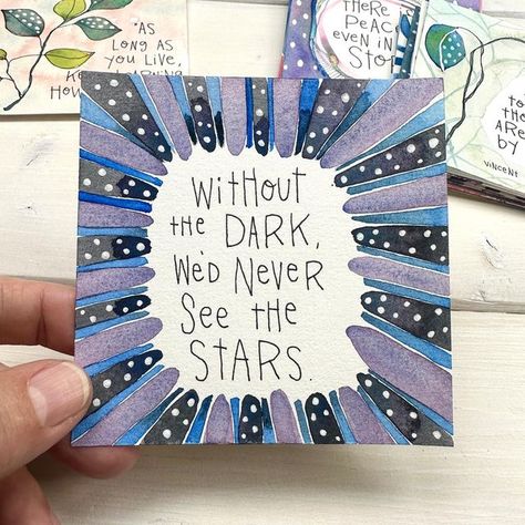 Watercolor Affirmations, Wendy Solganik, Journalling Inspiration, Stars Painting, Willa Wanders, Watercolor Doodles, Textile Art Techniques, Embellishment Ideas, Bullet Journal Banner