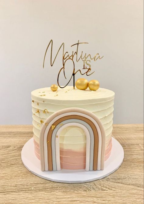 Birthday cake Boho Rainbow Cake Ideas, Boho Rainbow First Birthday Cake, Boho Rainbow Smash Cake 1st Birthdays, Boho Rainbow Smash Cake, Boho Baby Shower Cake Girl, Boho Rainbow Baby Shower Cake, Isn’t She Onederful Birthday Cake, Neutral Rainbow Cake, Rainbow Boho Cake