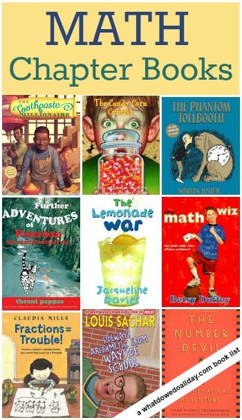 Math Chapter Books for kids :: these make math fun for math lovers AND kids who are wary of math. Math Stories, Math Literature, Math Enrichment, Teaching Algebra, Kids Help, Books For Children, Third Grade Math, Homeschool Math, 5th Grade Math