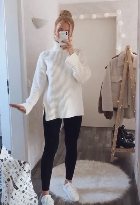 Look Legging, Winter Fashion Outfits Casual, Cold Outfits, Causual Outfits, Mode Inspo, Casual Winter Outfits, Winter Fashion Outfits, Outfits Casuales, Cute Casual Outfits