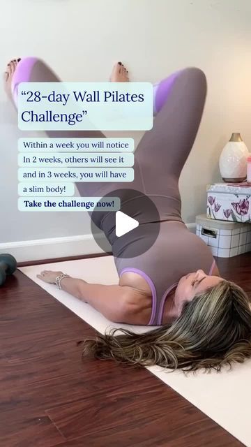 Reverse Health Pilates on Instagram: "Feel stronger and more flexible in just 28 days with our home-friendly Wall Pilates workouts designed for women in menopause. 🌸🏠" Wall Pilates Workout, Wall Pilates, Pilates Challenge, Pilates Workouts, More Flexible, Fitness Design, 28 Days, Pilates Workout, Belly Fat