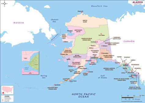 Alaska Map | Map of Alaska (AK) State With County Map Of Alaska, Desert Map, New Mexico Map, Language Map, World Map Printable, Alaska Map, Virginia Map, Washington Map, Arizona Map