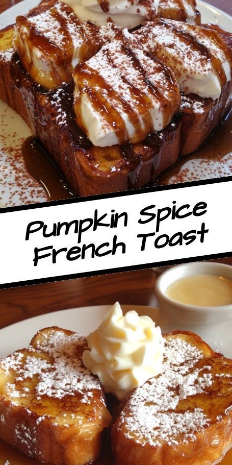 Pumpkin Spice Hawaiian Roll French Toast Recipe | Cozy Fall Breakfast Delight Indulge in this Pumpkin Spice Hawaiian Roll French Toast—a perfect blend of soft, pillowy Hawaiian rolls and warm autumn spices. Ideal for a fall brunch or special morning treat, this delicious recipe will satisfy all your pumpkin cravings. Serve warm with maple syrup and whipped cream for the ultimate cozy breakfast experience! ..... Hawaiian Roll French Toast, Pumpkin Spice French Toast, Caramelized Apples, Pumpkin Cravings, Pecan Cobbler, Hawaiian Roll, Caramelised Apples, Fall Brunch, Cozy Breakfast